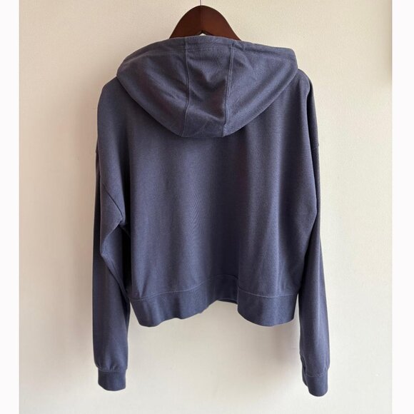 Nike Womens Purple Cropped Hoodie - Picture 2 of 6